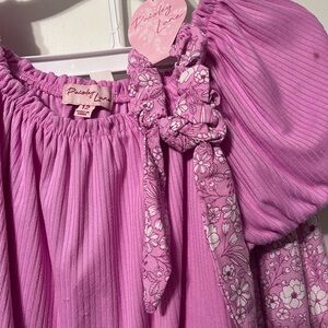 Paisley Lane Pink Floral Skirt Set